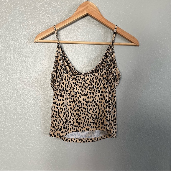 Urban Outfitters Leopard Cowl Neck Cami Tank - Picture 5 of 6